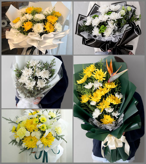 河北沧州青县新兴镇白事花束代送